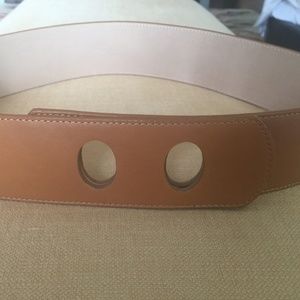 Worth Genuine Italian Leather Belt, Tan